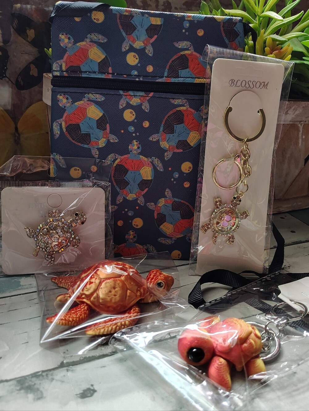 🌊🐢Sea Turtle Gift Bundle Orange/Yellow NWT